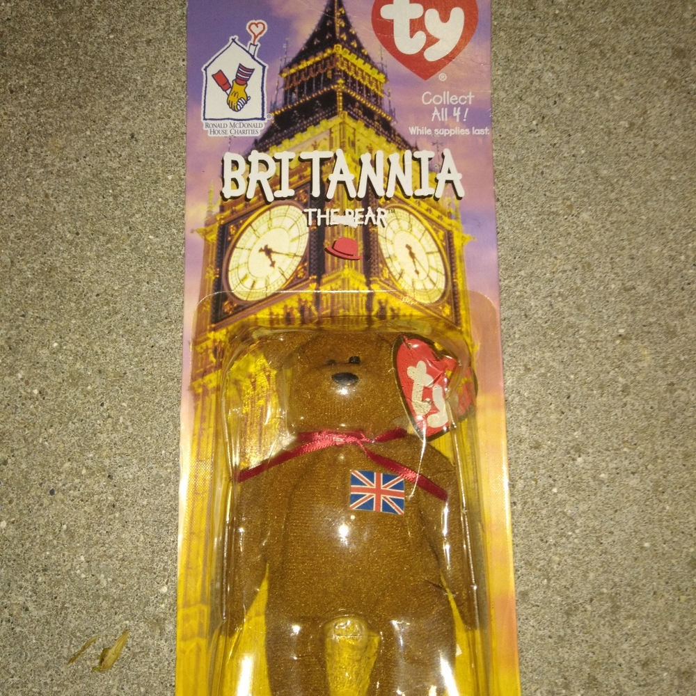 Britannia McDonald's beanie babies